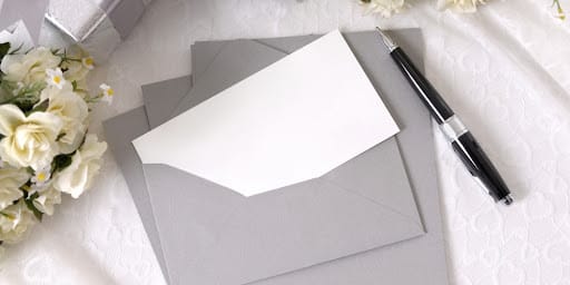 Biglietto per messaggio di condoglianze 