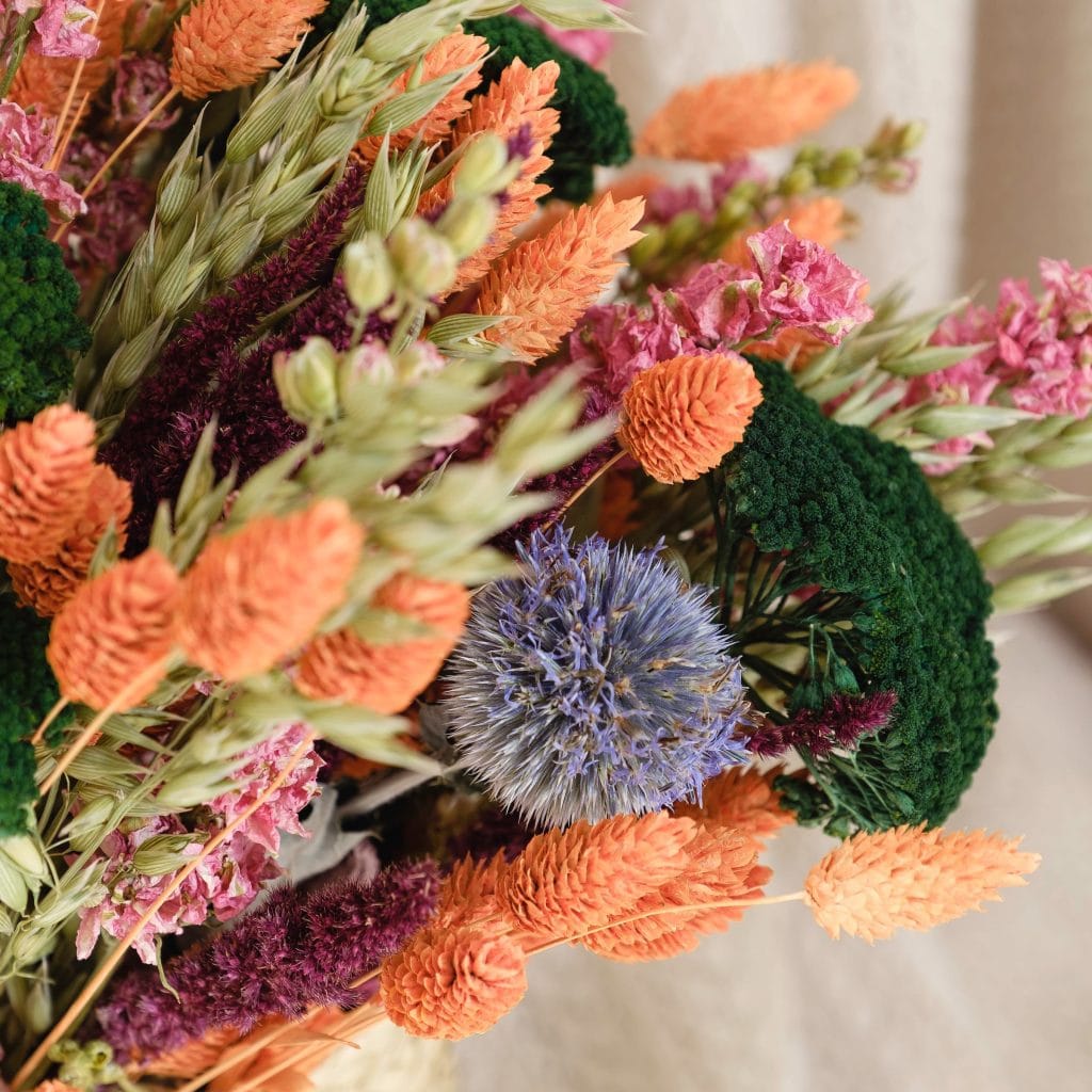 mazzo di fiori secchi