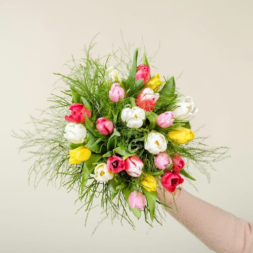 regalo festa dei nonni fiori colorati