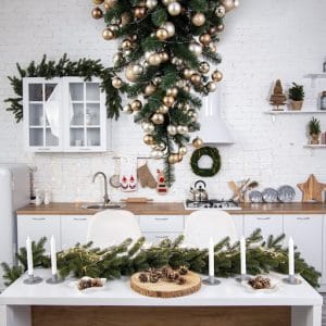 albero di natale al contrario