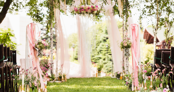 archi floreali matrimonio maggio