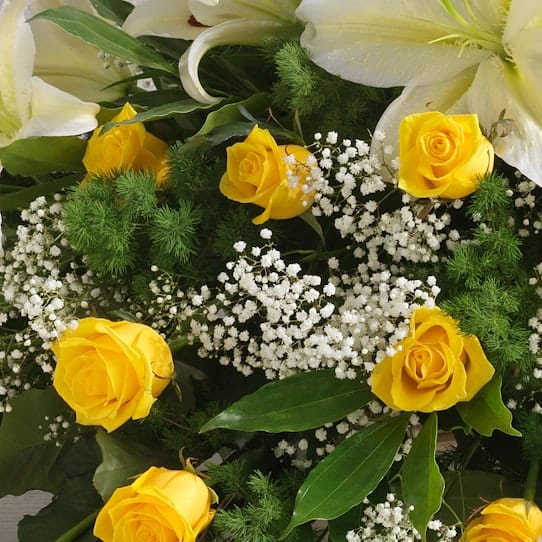 Fiori gialli funebri