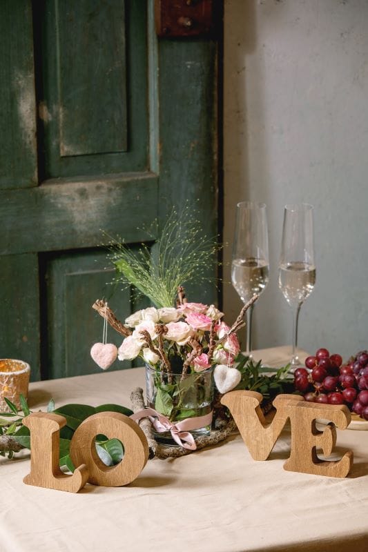 60 Pezzi Decorazioni Soffitto San Valentino - Ghirlande A Cuore Rosso Appendi Parete, Festa Romantica
