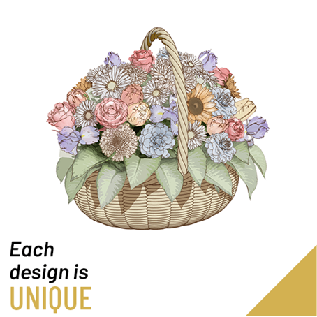Basket of Seasonal Cut Flowers