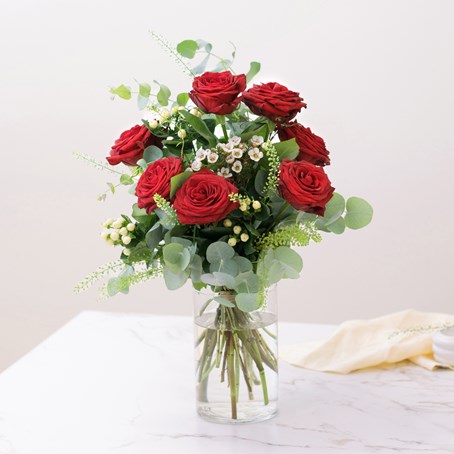 Rouge festif - Red roses