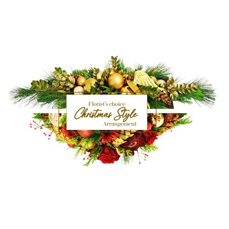 Christmas Style Florist's Choice Arrangement