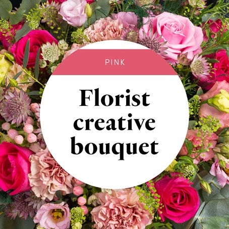 Florist creative bouquet - pink