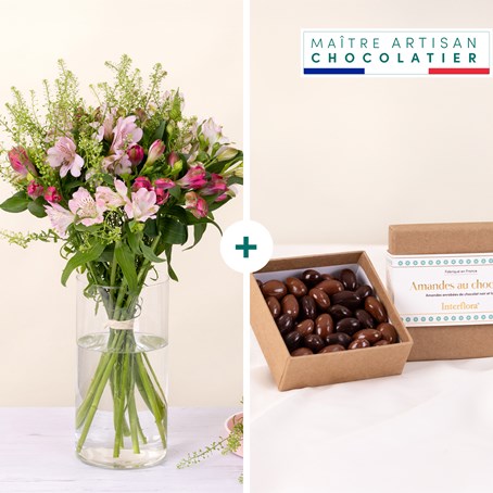 Elle et ses amandes au chocolat - with chocolates