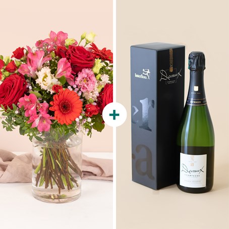 Floral Love and champagne