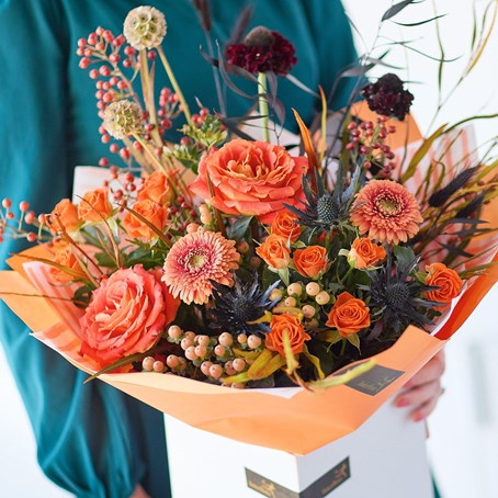 Fiery Halloween Bouquet.