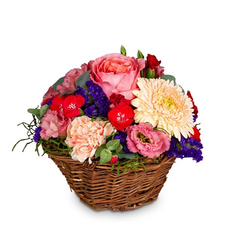 Basketarrangement Melody of Color