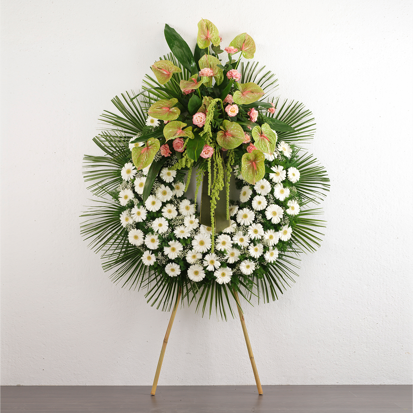 Corona con Anthurium