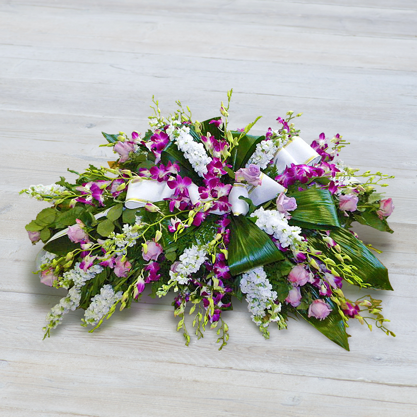 Cuscino con Orchidee