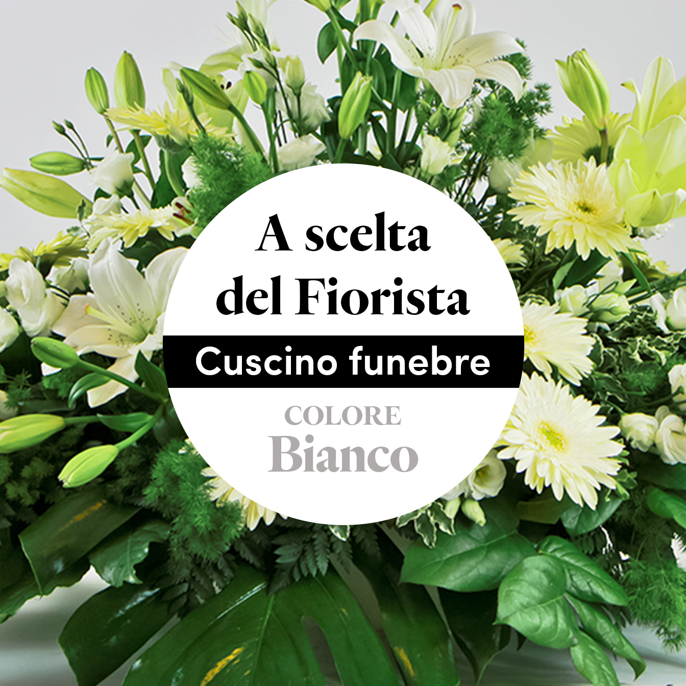 Cuscino funebre del fiorista