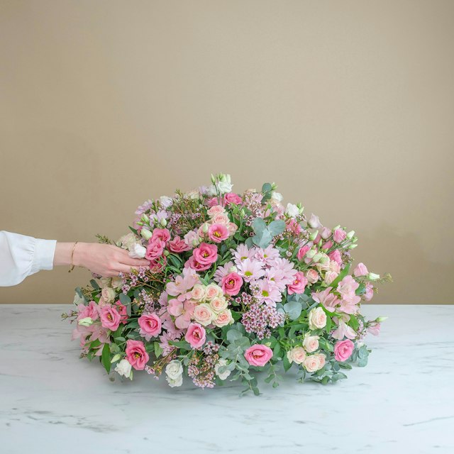 Sfera Decorativa Fiori Artificiali Da Appendere - Diametro 20 Cm, Colori Vari, Per Matrimoni, Casa, Feste