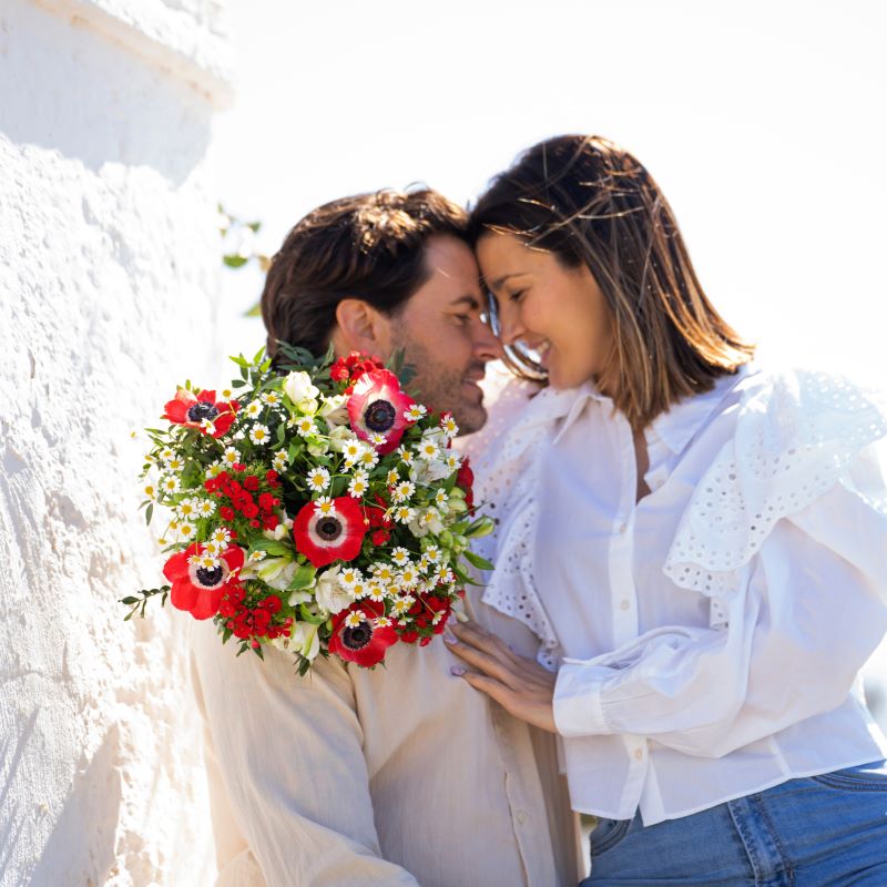 Una composizione di fiori per chiedere scusa