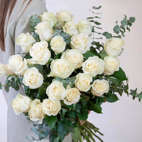 25 Rose Bianche