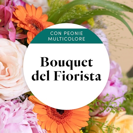Bouquet del Fiorista con Peonie