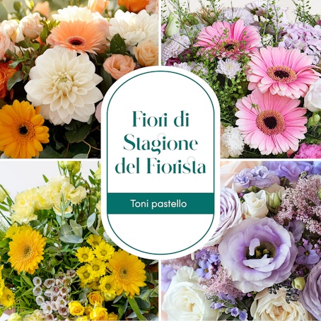 Bouquet del fiorista con fiori stagionali