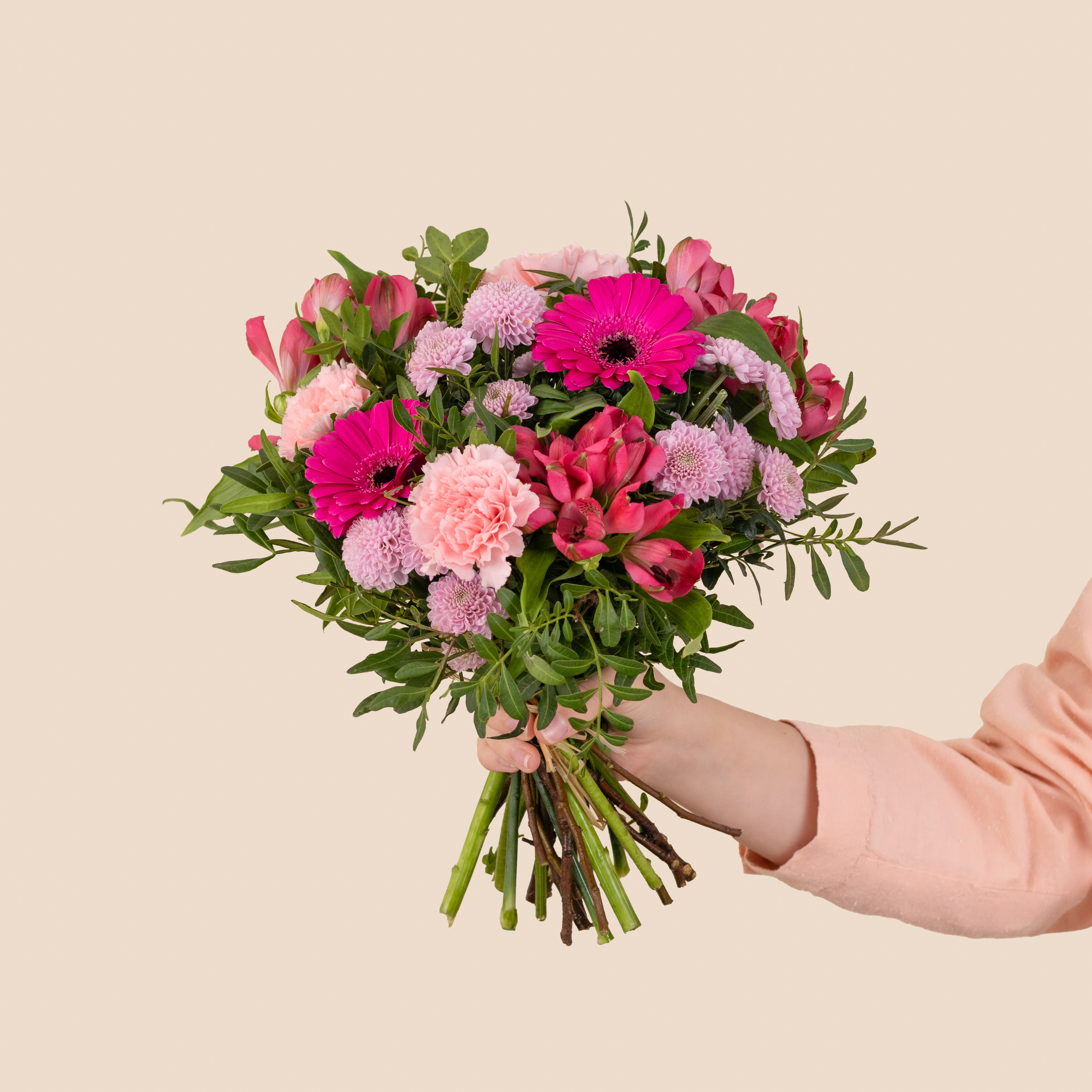 Biglietto Di Compleanno Floreale Per Donna - 50° 60° 70° 80° - Design Con Fiori E Farfalle