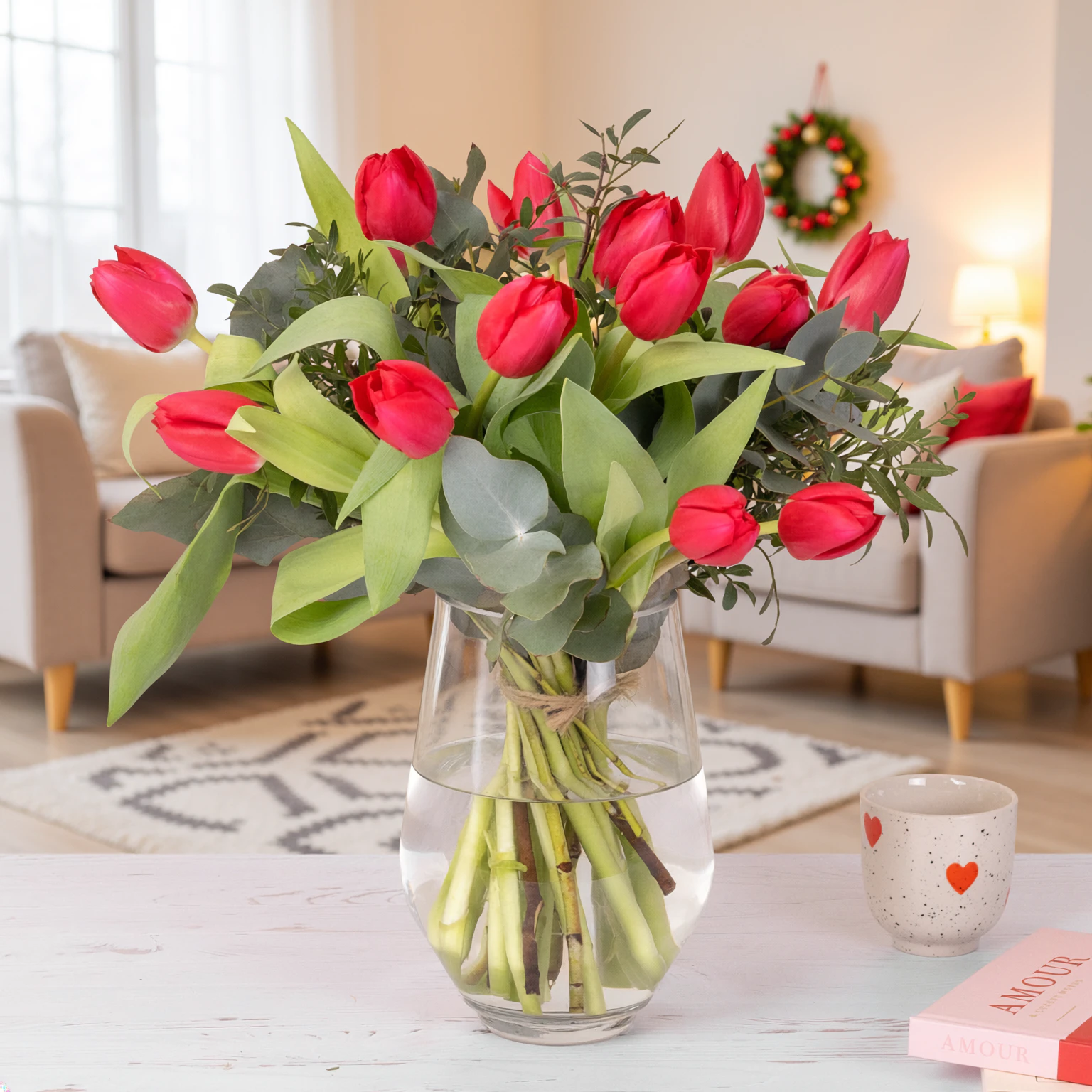 Bouquet di Tulipani Rossi