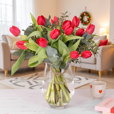 Bouquet di Tulipani Rossi