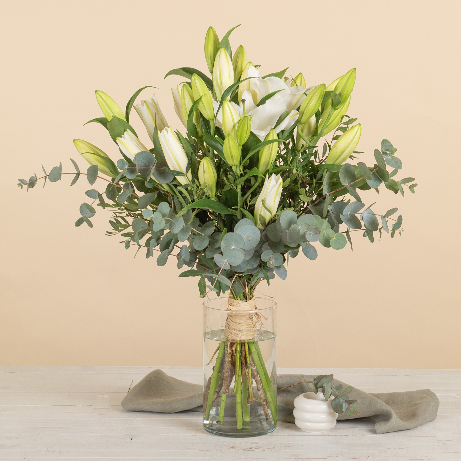 Bouquet di Gigli Bianchi