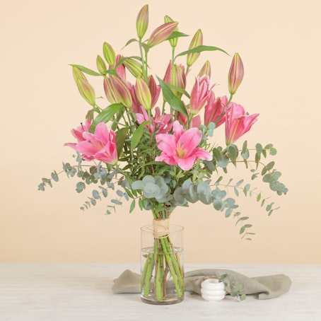 Bouquet di Gigli Rosa