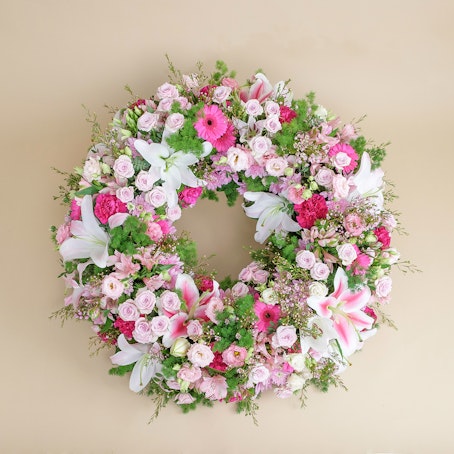 Corona Funebre Rosa