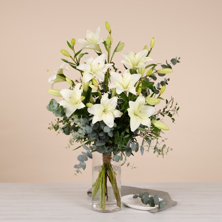 Bouquet di Gigli Bianchi