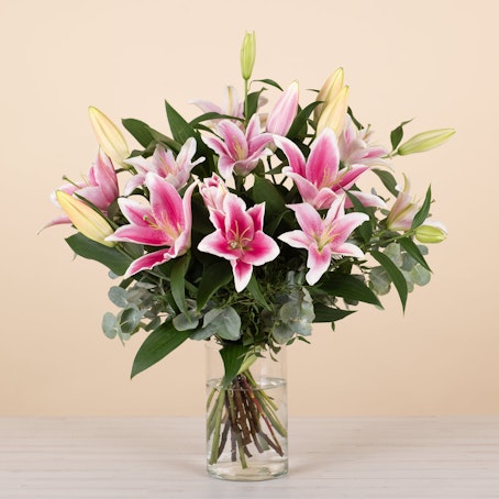 Bouquet di Gigli Rosa