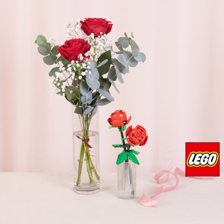 Forever Rose Rosa Eterna In Oro 24K | Vera Rosa Placcata Oro Rosa In Vetro | Regalo San Valentino